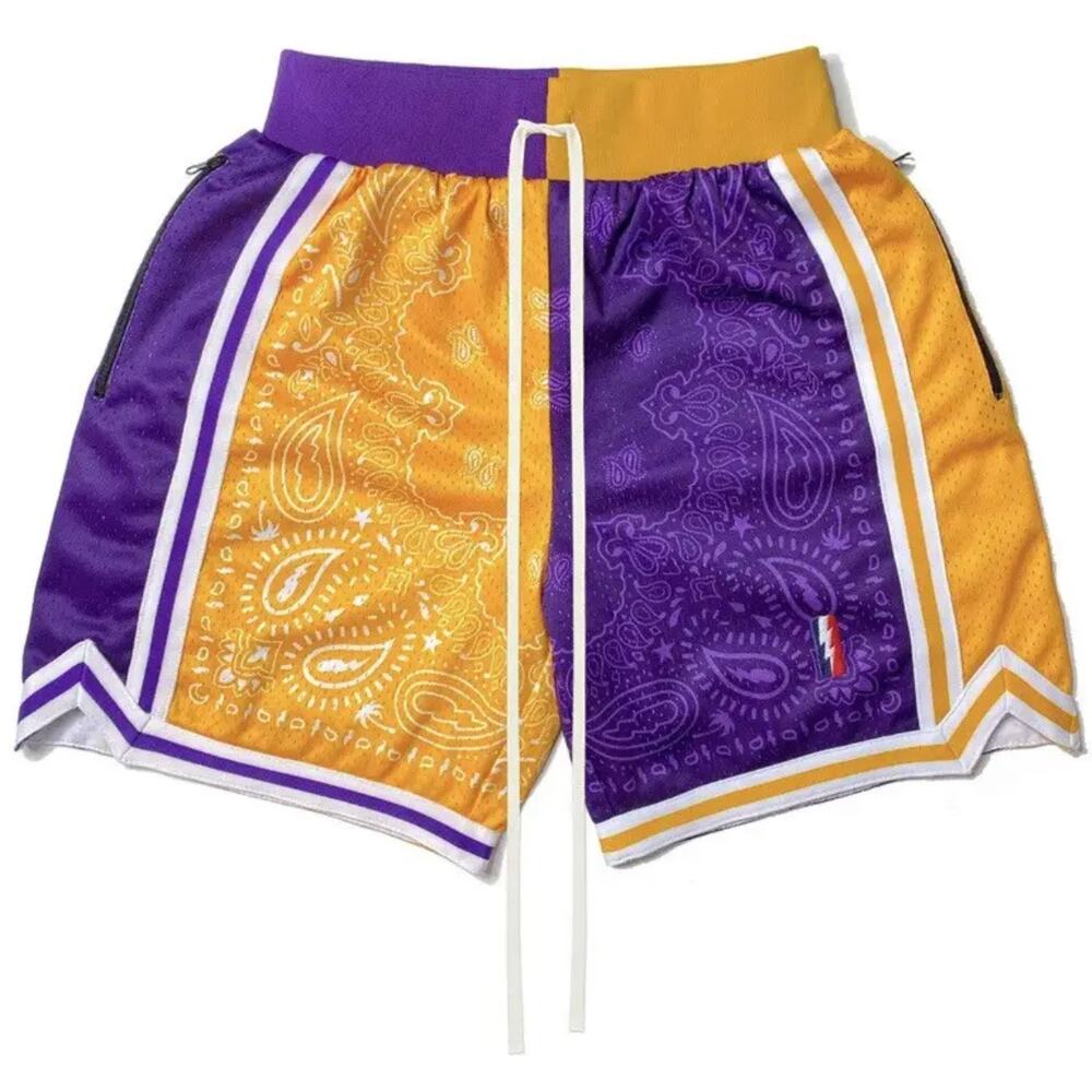 Collect + Select WHAT THE LAKERS Swingman Shorts - Men’s M 34” Waist NEW SEALED